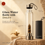 Tiger Eye Crystal Water Bottle | 1 Litre