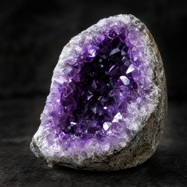 Amethyst Crystal Cluster Stone | Natural Purple Amethyst Geode for Home & Office Décor