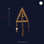 Handcrafted - Dhokra Brass Tribal Key Hanger