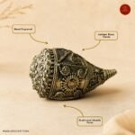 Handcrafted - Dhokra Brass Conch Decorative Sculpture