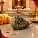 Handcrafted - Dhokra Brass Conch Decorative Sculpture